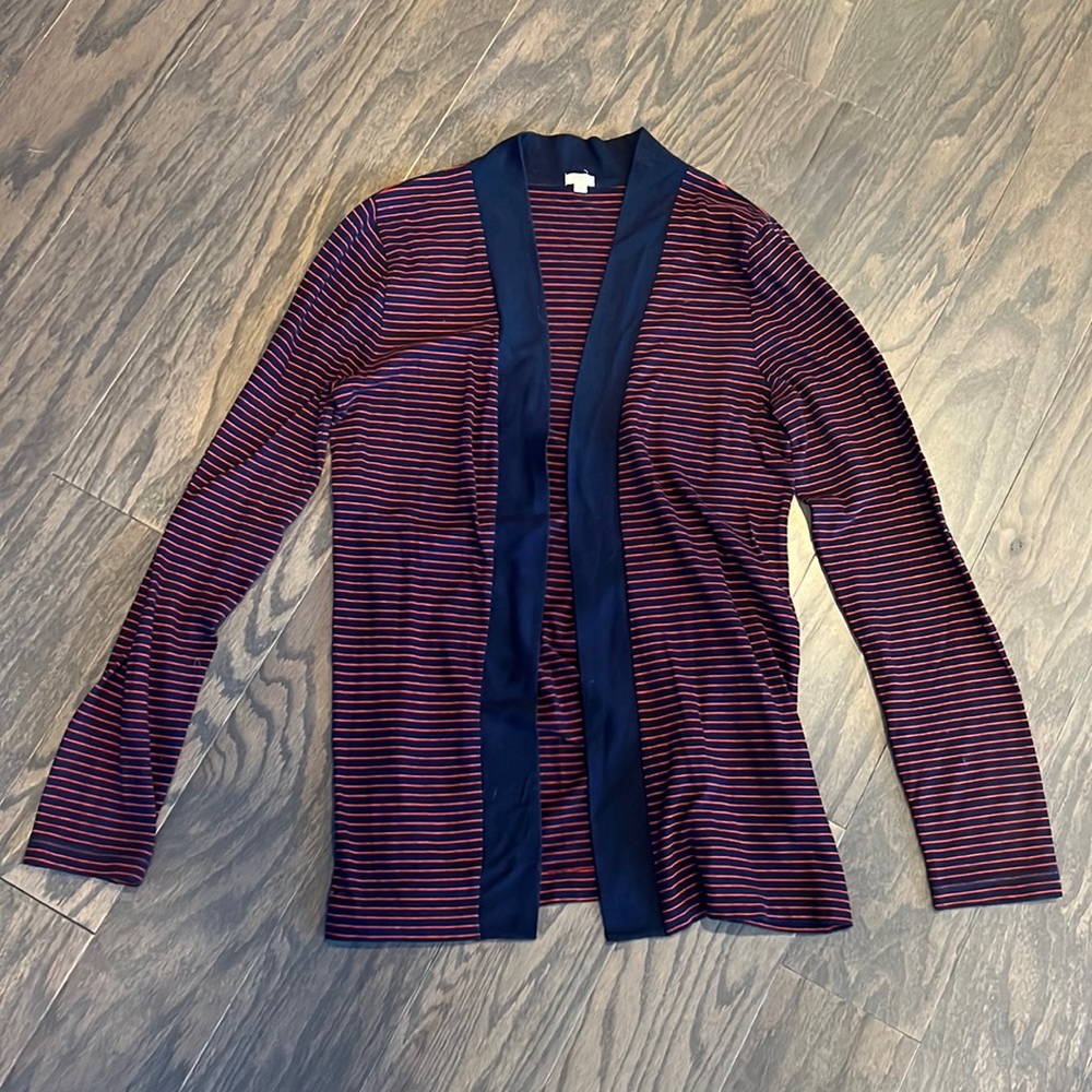 Striped JCREW Cardigan
